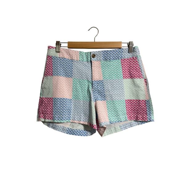 Vineyard Vines + Target Whale Patchwork Shorts Size 10 - Picture 1 of 6